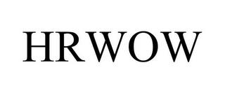 HRWOW trademark