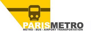 PARISMETRO METRO · BUS · AIRPORT TRANSPORTATION trademark