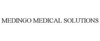 MEDINGO MEDICAL SOLUTIONS trademark