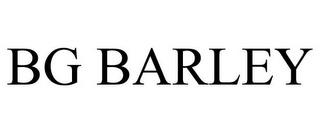 BG BARLEY trademark