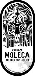 CACHAÇA MOLECA DOUBLE DISTILLED MADE IN BRAZIL SINCE 1895 BRAZILIAN SUGARCANE SPRIRIT · RUM trademark