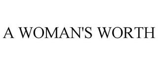 A WOMAN'S WORTH trademark