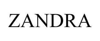 ZANDRA trademark