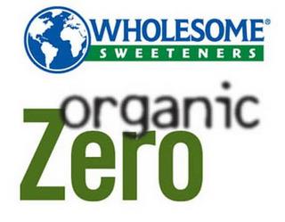 WHOLESOME SWEETENERS ORGANIC ZERO trademark