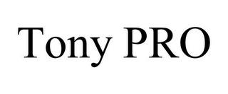 TONY PRO trademark