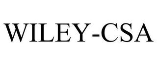 WILEY-CSA trademark