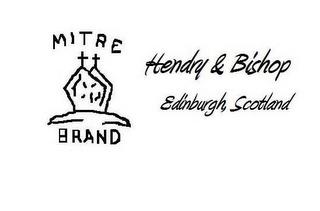 MITRE BRAND HENDRY & BISHOP EDINBURGH SCOTLAND trademark