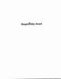 HOSPITAALITY AWARD trademark