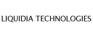 LIQUIDIA TECHNOLOGIES trademark