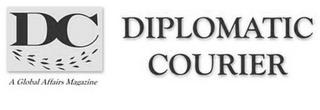 DC DIPLOMATIC COURIER A GLOBAL AFFAIRS MAGAZINE trademark