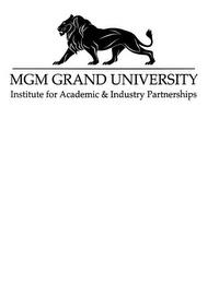 MGM GRAND UNIVERSITY INSTITUTE FOR ACADEMIC & INDUSTRY PARTNERSHIPS trademark