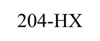 204-HX trademark