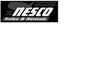 NESCO SALES & RENTALS trademark