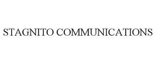 STAGNITO COMMUNICATIONS trademark