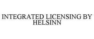 INTEGRATED LICENSING BY HELSINN trademark