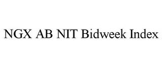 NGX AB NIT BIDWEEK INDEX trademark