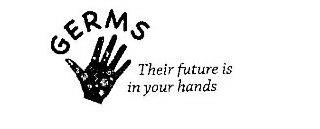 GERMS THEIR FUTURE IS IN YOUR HANDS trademark