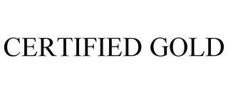 CERTIFIED GOLD trademark