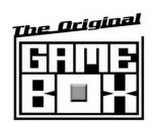 THE ORIGNAL GAME BOX trademark