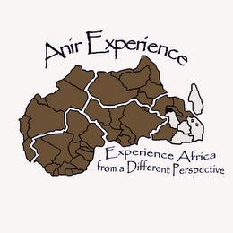 ANIR EXPERIENCE EXPERIENCE AFRICA FROM A DIFFERENT PERSPECTIVE trademark