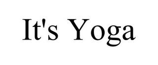 IT'S YOGA trademark