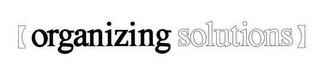 ORGANIZING SOLUTIONS trademark