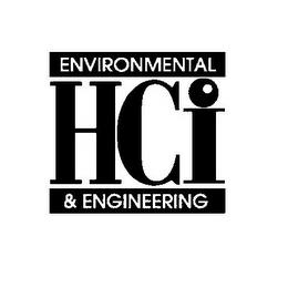 HCI ENVIRONMENTAL & ENGINEERING trademark