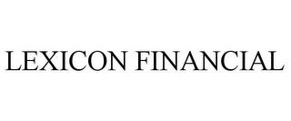 LEXICON FINANCIAL trademark