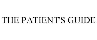 THE PATIENT'S GUIDE trademark