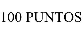 100 PUNTOS trademark