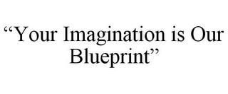 "YOUR IMAGINATION IS OUR BLUEPRINT" trademark