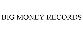 BIG MONEY RECORDS trademark