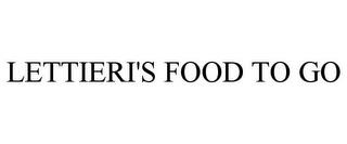 LETTIERI'S FOOD TO GO trademark