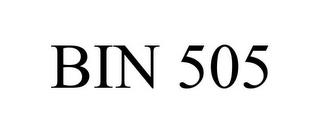 BIN 505 trademark