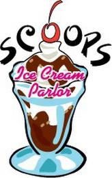 SCOOPS ICE CREAM PARLOR trademark