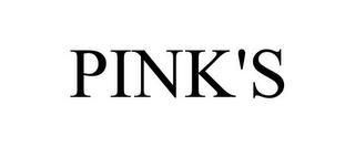 PINK'S trademark