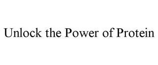 UNLOCK THE POWER OF PROTEIN trademark