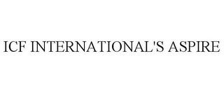 ICF INTERNATIONAL'S ASPIRE trademark