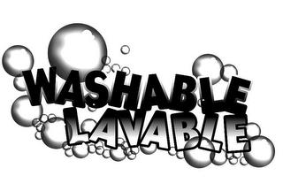 WASHABLE LAVABLE trademark