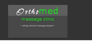 ORTHO MED MASSAGE CLINIC TAKING CLINICAL MASSAGE DEEPER trademark