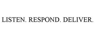 LISTEN. RESPOND. DELIVER. trademark