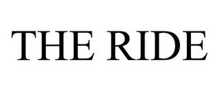 THE RIDE trademark