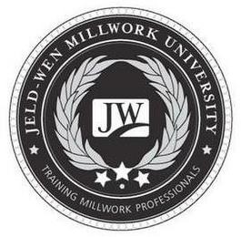 JELD-WEN MILLWORK UNIVERSITY JW TRAINING MILLWORK PROFESSIONALS trademark