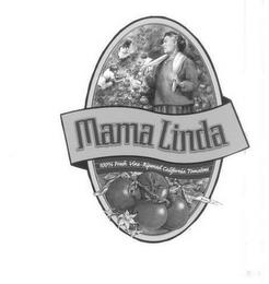 MAMA LINDA 100% FRESH VINE-RIPENED CALIFORNIA TOMATOES trademark