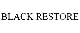 BLACK RESTORE trademark