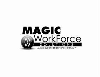 MW MAGIC WORKFORCE SOLUTIONS A MAGIC JOHNSON ENTERPRISE COMPANY trademark