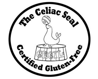 THE CELIAC SEAL CECIL CERTIFIED GLUTEN-FREE trademark