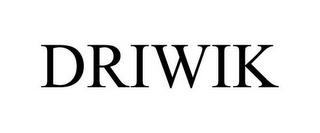 DRIWIK trademark