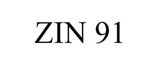 ZIN 91 trademark