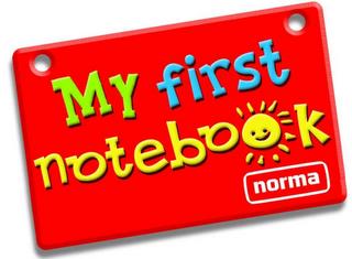 MY FIRST NOTEBOOK NORMA trademark